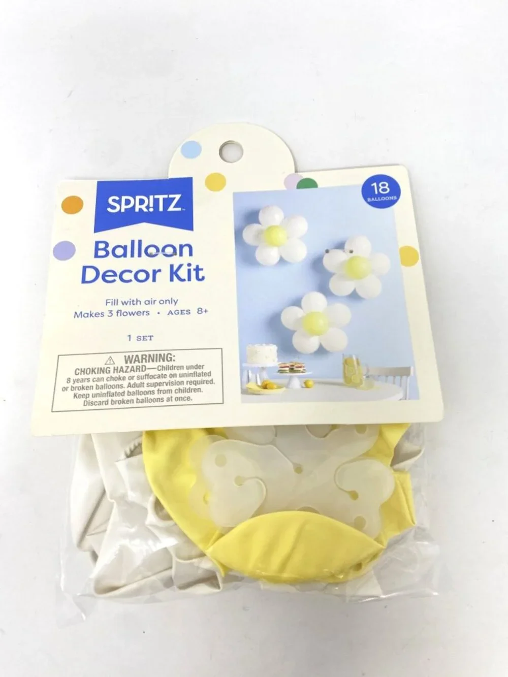 Target 2 Pack 3ct Latex Balloon Daisy Flowers Spritz™ Decor Accent Spring Easter